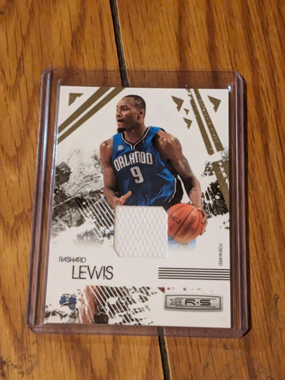 2009-10 Panini Rookies & Stars Materials 222/250 SP Rashard Lewis #70