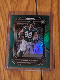 2022 Panini Prizm Jeremy Ruckert Green prizm RC/Rookie