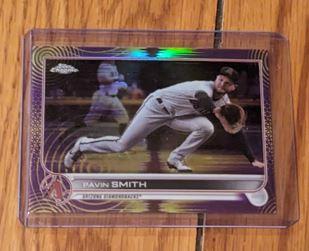 2022 Topps Chrome Sonic #78 Pavin Smith Purple pulse insert 114/299 SP