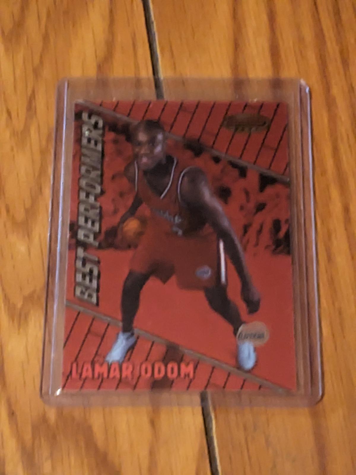 2000 BOWMANS BEST BASKETBALL RED BEST PERFORMERS LAMAR ODOM #98