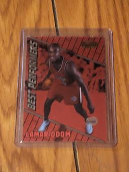 2000 BOWMANS BEST BASKETBALL RED BEST PERFORMERS LAMAR ODOM #98