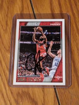 James Harden autographed card w/coa