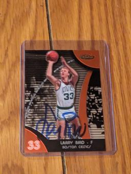 Larry Bird autographed card w/coa