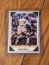 Barry Bonds autographed card w/coa