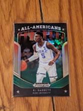 2019-20 Prizm Draft Picks  RJ Barrett Green All Americans RC