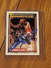 Dominique Wilkins autographed card w/coa