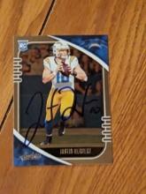 Justin Herbert autographed card w/coa