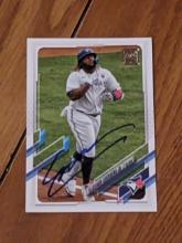 Vladimir Guerrero JR autographed card w/coa