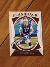 Josh Allen autographed card w/coa