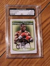 Buster Douglass 2019 Upper Deck goodwin auto Authenticated by Fivestar Grading/hand signed