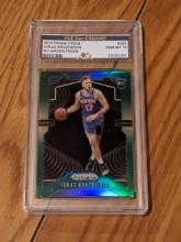 Ignas Brazdeikis 2019 Panini Prizm RC GEM MT 10 Fivestar Grading Graded green prizm insert