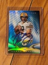 Aaron Rodgers autographed card w/coa