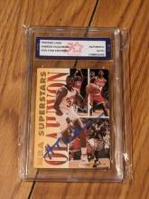 Hakeem(akeem)Olajuwon 1994 Fleer auto Authenticated by Fivestar Grading