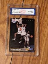 Shaquille O'neal 1992 Upper Deck auto Authenticated by Fivestar Grading