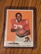 Roy Shivers Autographed Signed 1969 Topps #178 Vintage Football Card CARDINALS