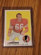 1969 Topps #158 Carl Kammerer/Redskins