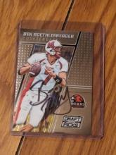 Ben Roethlisberger autographed card w/coa