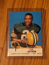 1969 Topps BOB JETER #7 GREEN BAY PACKERS Vintage