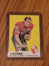 1969 Topps #66 Ken Willard San Francisco 49ers NFL Vintage Football Card