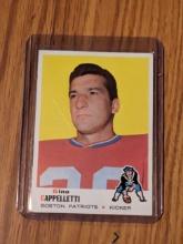 1969 Topps #172 Gino Cappelletti Boston Patriots NFL Vintage Football Card