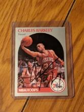Charles Barkley autographed card w/coa