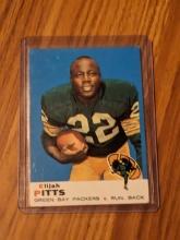 1969 Topps #102 Elijah Pitts Vintage Football Card