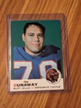 1969 Topps #10 Jim Dunaway Buffalo Bills Vintage