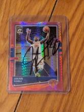 Julius Randle autographed card w/coa