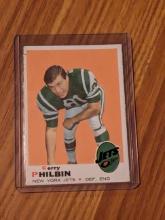 GERRY PHILBIN 1969 Vintage Topps Card #262 NEW YORK JETS