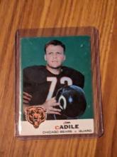 JIM CADILE - 1969 TOPPS - ROOKIE CARD # 3 - CHICAGO BEARS - NFL