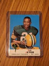 1969 Topps BOB JETER #7 GREEN BAY PACKERS Vintage