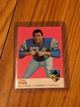 1969 Topps Football # 99 Ron Mix San Diego Chargers