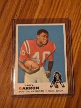 Larry Garron #141 Topps 1969 Football Card (Boston Patriots)