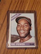 1966 Topps Vic Power #192 California Angels Vintage Baseball Card