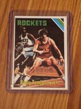 1975-76 Rudy Tomjanovich #70 topps Houston Rockets Basketball card NBA Vintage