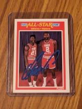 Dominique Wilkins autographed card w/coa