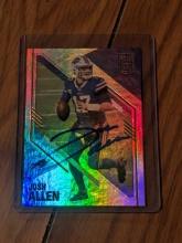 Josh Allen autographed card w/coa