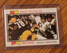Vintage 1973 Topps Dick Butkus #300 HOF Chicago Bears