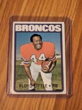 FLOYD LITTLE 1972 Football Card Topps #50 Vintage DENVER BRONCOS HOF