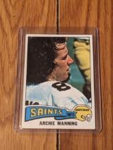 Archie Manning Topps 1975 Football Card #135