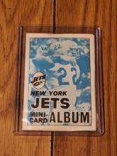 1969 Topps New York Jets Mini-Card Album #24