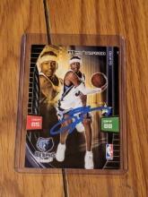 Allen Iverson autographed card w/coa