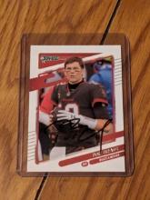 Tom Brady autographed card w/coa