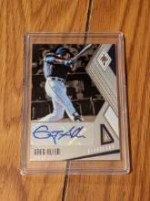 2018 Panini Chronicles Greg Allen Phoenix Signatures #PS-GA Rookie Auto Yankees/encased