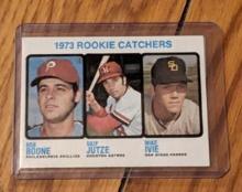 1973 Topps Baseball #613 Bob Boone/Mike Ivie/Skip Jutze Rookie