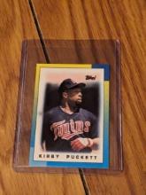 Kirby Puckett Minnesota Twins 1990 Topps Glossy League Leaders Baseball Card