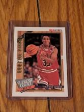 1992-93 Hoops Supreme Court Scottie Pippen Chicago Bulls #SC2