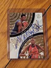 Bol Bol autographed card w/coa