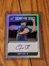 Chris Flexen 2018 Panini Donruss Baseball Signature Series Auto Refractor SS-CF