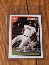 Barry Bonds autographed card w/coa